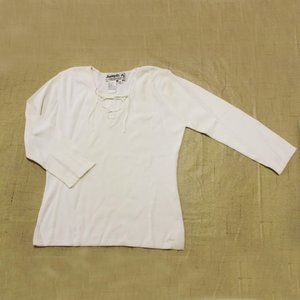 Joseph A. White 3/4 Sleeve Sweater Size Medium